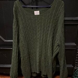 St. John’s Cable Knit Sweater - size 4x